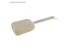 Мочалка натуральная "Банька" с ручкой, малая 69руб от 3шт