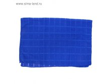Тряпка для мытья пола 50х70 см "Клетка", цвет МИКС