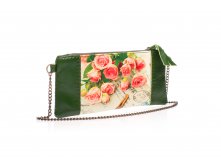 Кошелек с цепочкой Роза корица Green