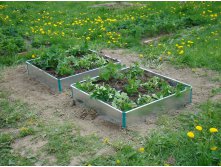 Грядка насыпная, 220 руб. Цена за одну стенку с уголком