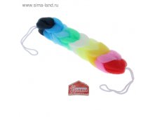 Мочалка для тела 70 г. косичка "Радуга" 51,70руб от 4шт