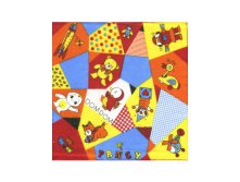 Детские носовые платки 21x21 Domdom 9 руб x 10 шт.