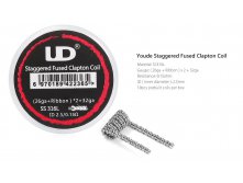 520 . -   UD Staggered Fused Clapton Coil V2 (10 )