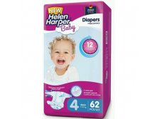 HELEN HARPER Baby Подгузники детские Maxi (7-14 кг) 62 шт - 585,75 руб