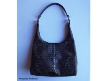 Сумки из кожзама черная