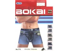 Трусы мужские Bokai 772 боксеры хлопок L-3XL 69 руб