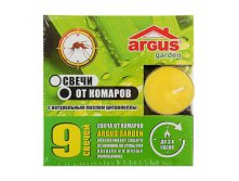 Свеча антимоскитная Argus с цитронеллой, 9 штук блок ARGUS; Россия; См. на упаковке; В боксе 27 наборов. Арт.: 1374822 78.65руб.
