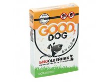 Биоошейник антипаразитарный Good Dog для собак от блох и клещей, черный, 65 см. Россия; См. на упаковке; В боксе 120 шт. Арт.: 1414124 95.18руб