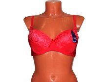 Бюстгальтеры Hermosa с поролоном с косточкой красные push up 75B-85B арт.216 78 руб