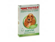 Капли от блох для средних собак "Чистотел БИО" Чистотел; Россия; Вода, продукты растительного происхождения; В боксе 70 шт. Арт.: 1146642 65.40руб.
