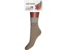 Женские капроновые носки Виктория 4011 бежевые 22.50 руб