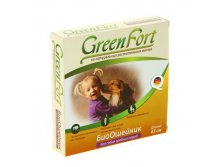 GreenFort Био Ошейник от блох для средних собак, 65 см Green Fort; Россия; Пластик, продукты растительного происхождения; В боксе 30 шт. Арт.: 1146634 159.80руб.
