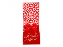 Ваза для цветов складная "Я тебя люблю! Сердца" Китай; 27 см &#215; 11,9 см; Пластик; В боксе 2000 шт. Арт.: 1716536 25.00 руб.