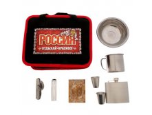 Набор для пикника "Россия", 9 предметов Китай; 20,5 см &#215; 26,5 см &#215; 9 см; Текстиль, металл; В боксе 30 наборов. Арт.: 1890536 675.00руб.
