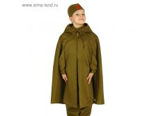 1876288 Карнавальная плащ палатка, пилотка рост 128-140