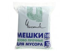 Мешки для мусора 160 л "Чистяк", толщина 28 мкм, упаковка 10 шт Убпластик; Россия; 16 см &#215; 13 см &#215; 5 см; ПНД; В боксе 120 шт. Арт.: 858040 99.00 руб.