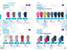 8208AS13	LEILA	Girls' knitted gloves		2-4	7,50 EUR   82050002	LEVI 2	Kids' knitted gloves 2in1		1-2	5,92 EUR