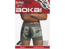Мужские трусы BOKAI 735 боксеры хлопок L-3XL 69 руб