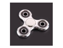 Игрушка-антистресс спиннер SPINNER Хром Серебряный 140руб