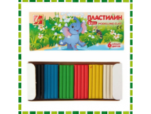 ЛУЧ Пластилин ZOO 6 цветов (93 г) Артикул: КЦ1026840