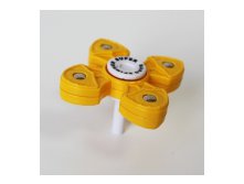 Игрушка-антистресс спиннер SPINNER на подставке Желтый 90руб