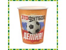 Футбол Набор бумажных стаканов, 6шт, 200мл, GC Design Артикул: ПУ528155
