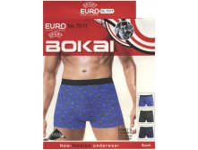 Трусы мужские Bokai 7011 боксеры хлопок L-3XL 69 руб
