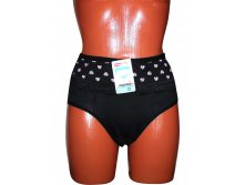 Женские трусы Qinshudani 8040 чёрные 45 руб