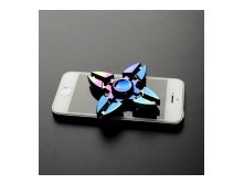 Игрушка-антистресс спиннер SPINNER Металлический в коробке Звезда 2 Хамелеон 240руб