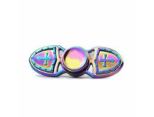 ИГРУШКА-АНТИСТРЕСС СПИННЕР SPINNER МЕТАЛЛИЧЕСКИЙ В КОРОБКЕ КРЕСТ ХАМЕЛЕОН 260РУБ