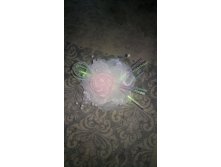 Бант с розовым, диаметр 5 см, цена 106 руб, в пристрое 10 шт