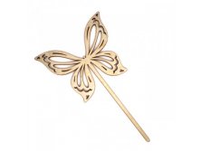 Бабочка резная на палочке ТДТ-0000438, 70 p.