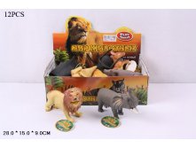 7215 Животный мир. Фигурки Диких животных, резина 1шт - 60,15 руб