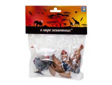 1Toy В мире животных Домашняя птица 5шт. в пакете - 140,64 руб