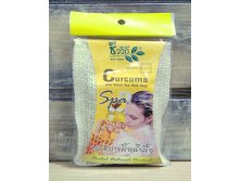 Мыло спа с медом и куркумой BIO WAY (в джутовой мочалке) 75 г. 95руб