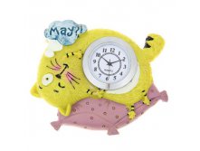 Часы-магнит "Мау" КОТЭ; Китай; 9,1 см &#215; 9,5 см &#215; 1 см; Полистоун, металл; В боксе 100 шт. Арт.: 1016410 106.00руб.