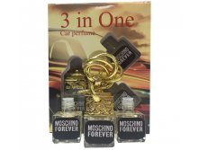 220 . - Car perfume Moschino "Forever" ( 3 in 1)