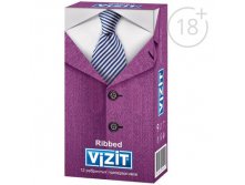 Презервативы VIZIT Ribbed ребристые 12 шт. Vizit; Германия