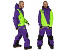 Комбинезон 18 SNOWBOARD 4335/14 Темн.Фиолетовый-Лайм
