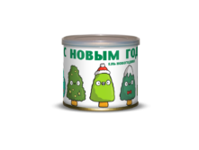 Растение В Банке С Новым Годом! Ель Новогодняя Цена	100,00