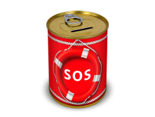 Копилка SOS цена 58р