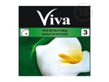 Презервативы Viva классические 3 шт. Viva; Малайзия