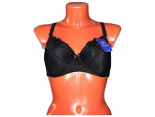 Бюстгальтеры Xiangnaixin 374 с поролоном с косточкой 95D-105D чёрные 104 руб