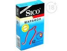 Презервативы Sico МАРАФОН классические с бензокаиновой смазкой 12 шт. Sico; Германия
