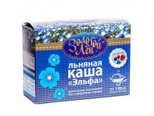 Каша льняная "Эльфа" вкусовая, коробочка - 7 пакетов по 20 г. 60 рублей