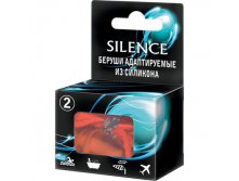 Адаптируемые беруши SILENCE из силикона, 2 шт.Адаптируемые беруши SILENCE из силикона, 2 шт. SILENCE; Китай