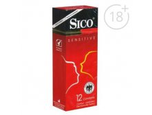 Презервативы Sico SENSITIVE контурные анатомической формы 12 шт.Презервативы Sico SENSITIVE контурные анатомической формы 12 шт. Sico; Германия