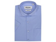 СОРОЧКА CLASSIC SLIM FIT КОР.РУКАВ ШФ-1211 СИНИЙ.530руб