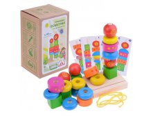 Краснокамская игрушка Дерев. Пирамидка Геометрия - 270,94 руб