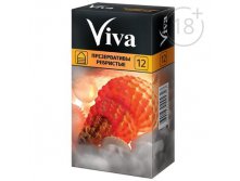 Презервативы Viva ребристые 12 шт. Viva; Малайзия